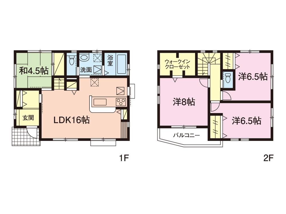 Floor plan. (12 Building), Price 49,300,000 yen, 4LDK, Land area 104.15 sq m , Building area 99.36 sq m