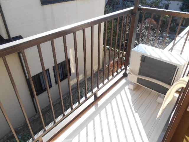 Balcony. Sunny veranda