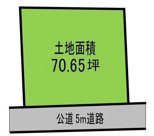 Compartment figure. Land price 39 million yen, Land area 233.58 sq m compartment view
