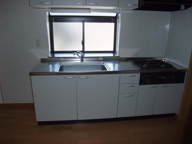 Kitchen. 3-neck system Kitchen. Also it comes with a grill