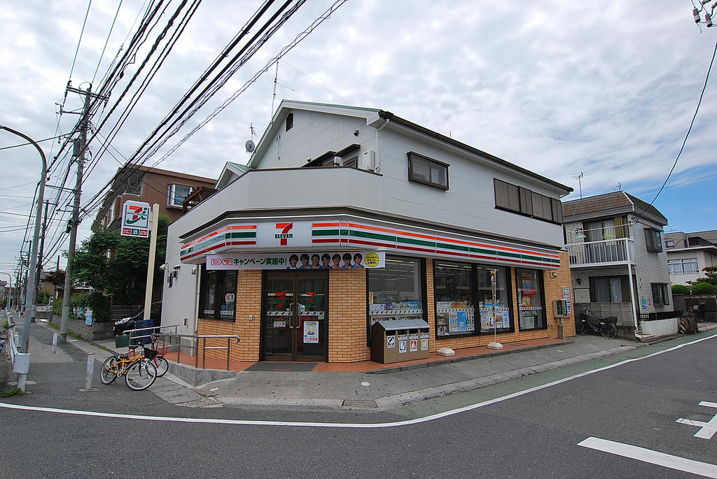 Convenience store. Seven-Eleven Ichikawa Arai 3-chome up (convenience store) 80m