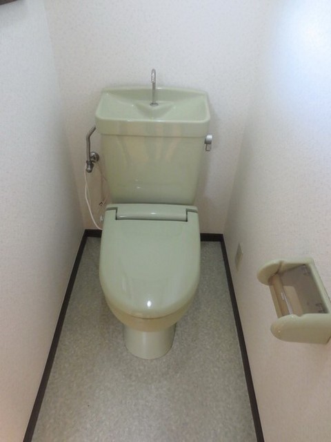 Toilet. With warm toilet seat.