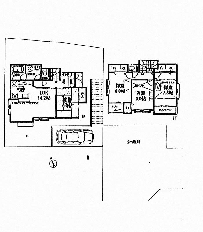 Floor plan. 24,800,000 yen, 4LDK, Land area 157.3 sq m , Building area 92.33 sq m