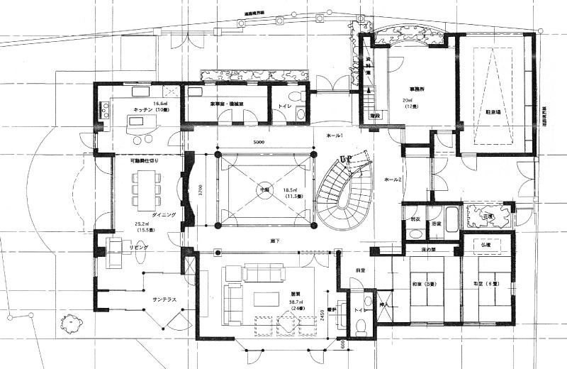 Floor plan. 198 million yen, 6LDK + S (storeroom), Land area 515.69 sq m , It is a building area of 527.69 sq m 1 floor Floor