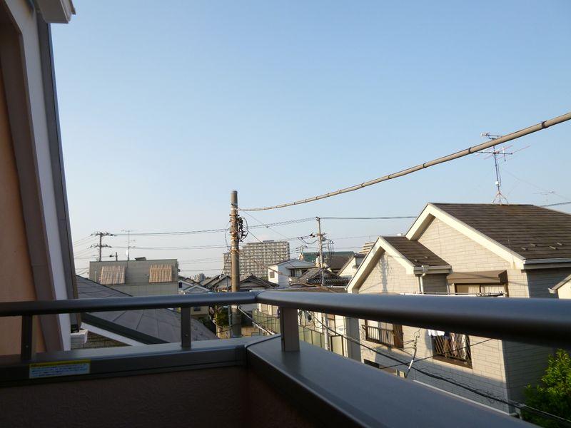 Balcony. View from the balcony