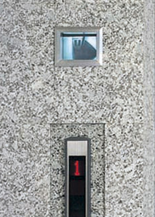 Security.  [Elevator peace of mind in with surveillance monitor] To prevent risk of encounters with a suspicious person, Set up a surveillance monitor in the entrance floor. You can use with confidence to understand the internal situation. (Same specifications)