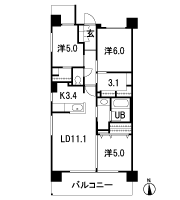 Floor: 3LDK, occupied area: 71.38 sq m, Price: 35,398,000 yen, now on sale