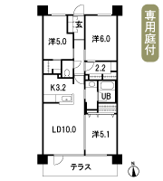 Floor: 3LDK, the area occupied: 67.2 sq m, Price: 27,397,000 yen, now on sale