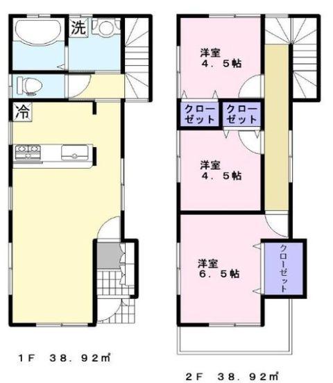 Building plan example (floor plan). Building plan example (building area 77.84 sq m)