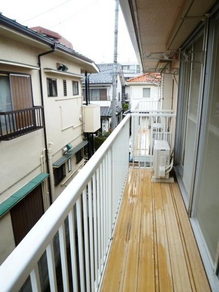 Balcony. Fun washing of sunny days