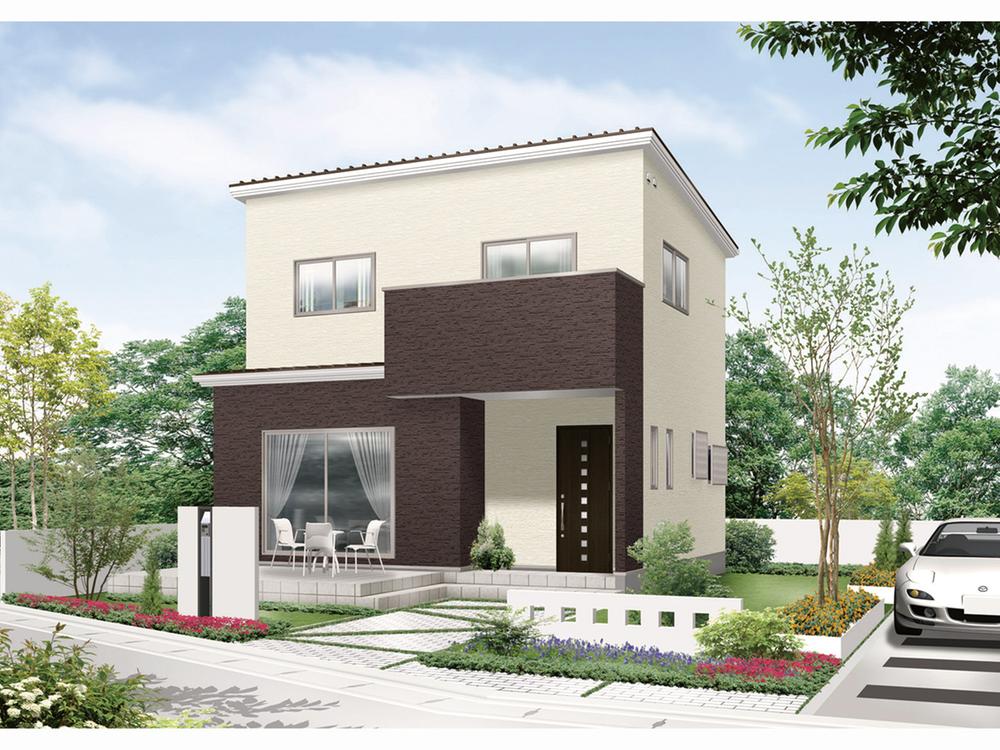 Building plan example (Perth ・ appearance). Building plan example building price      8.4 million yen, Building area 84 sq m