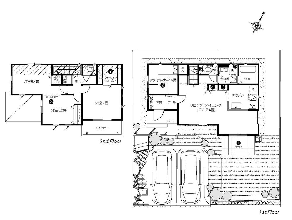 Floor plan. (19-1 Building), Price 25,300,000 yen, 2LDK+S, Land area 187.96 sq m , Building area 99.78 sq m