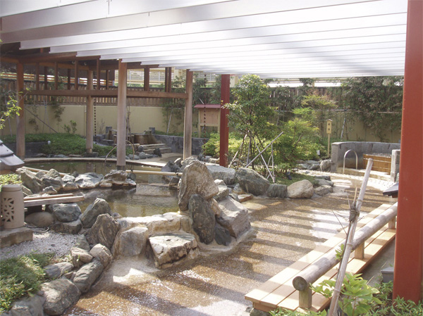 Surrounding environment. Hot water of the natural hot spring Mana well / Chiba New Town store (about 430m / 6-minute walk)