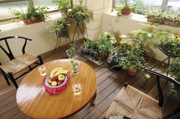 Also Masu fun Me full-fledged gardening as open-air living room balcony photo.  ※ EOB type and same specifications