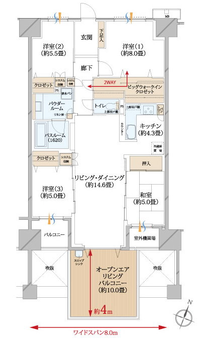 Floor: 4LDK + OB + BW, the occupied area: 100.33 sq m, Price: TBD