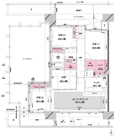 Floor: 4LDK + WIC + N, the occupied area: 102.54 sq m, Price: 40,400,000 yen, now on sale