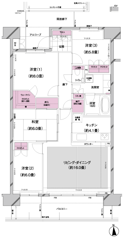 Floor: 4LDK + WIC + N, the occupied area: 100.57 sq m, Price: 26,900,000 yen, now on sale
