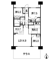 Floor: 4LDK + WIC, the occupied area: 92 sq m, Price: 24,800,000 yen, now on sale