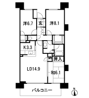 Floor: 3LDK + 2WIC + N, the occupied area: 86.08 sq m, Price: 24.4 million yen ・ 24,800,000 yen, now on sale