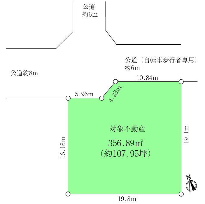 Compartment figure. Land price 24,800,000 yen, There is no land area 356.89 sq m building conditions