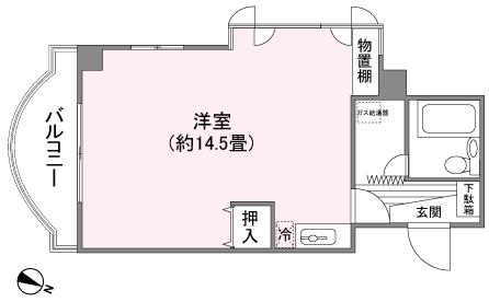 Floor plan. Price 2.9 million yen, Occupied area 30.87 sq m