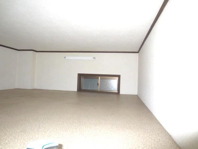 Other room space. There is a window in the loft