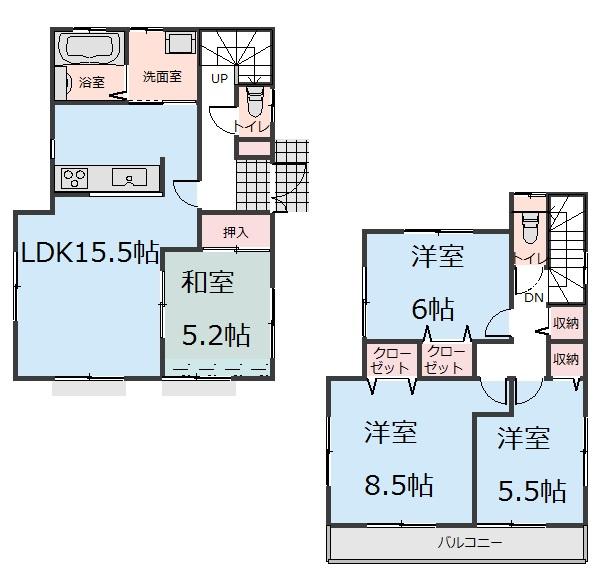 Floor plan. (11 Building), Price 22,800,000 yen, 4LDK, Land area 120.49 sq m , Building area 95.63 sq m