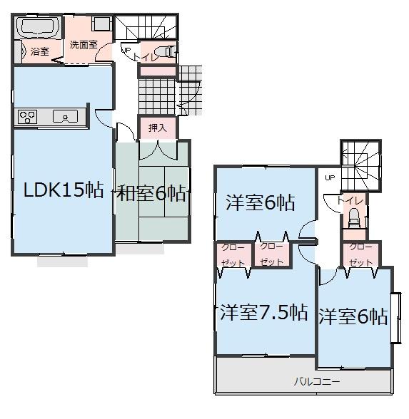 Floor plan. (13 Building), Price 24,800,000 yen, 4LDK, Land area 120.01 sq m , Building area 95.22 sq m
