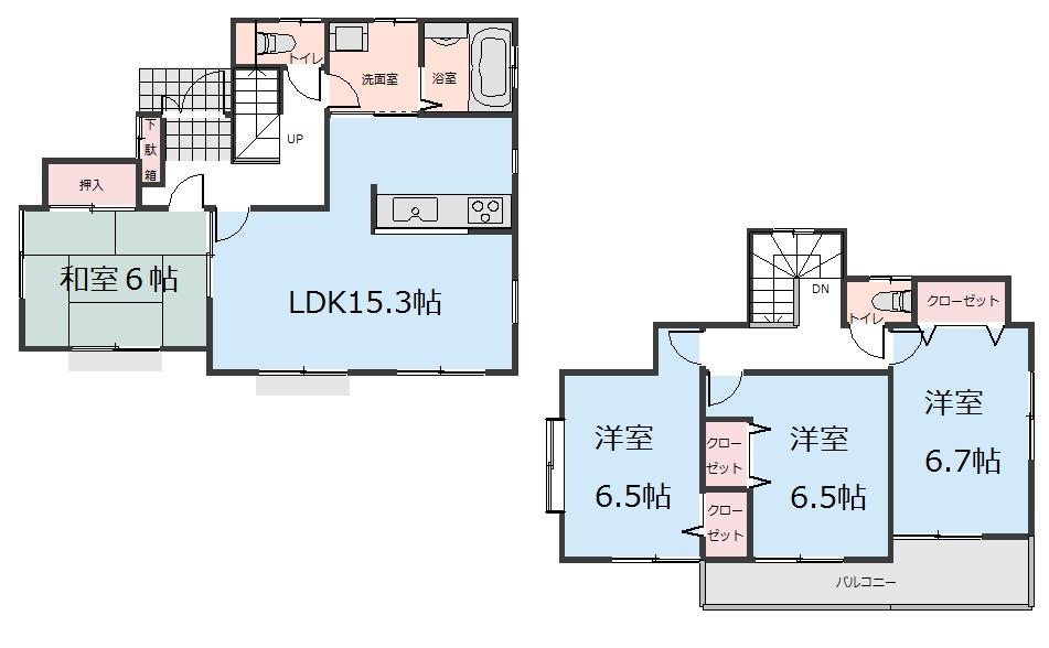Floor plan. (15 Building), Price 25,800,000 yen, 4LDK, Land area 120.08 sq m , Building area 98.32 sq m