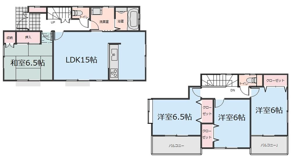 Floor plan. (21 Building), Price 22,800,000 yen, 4LDK, Land area 120.12 sq m , Building area 96.05 sq m