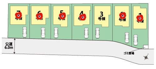 The entire compartment Figure. Minamihatsutomi 5-chome compartment view