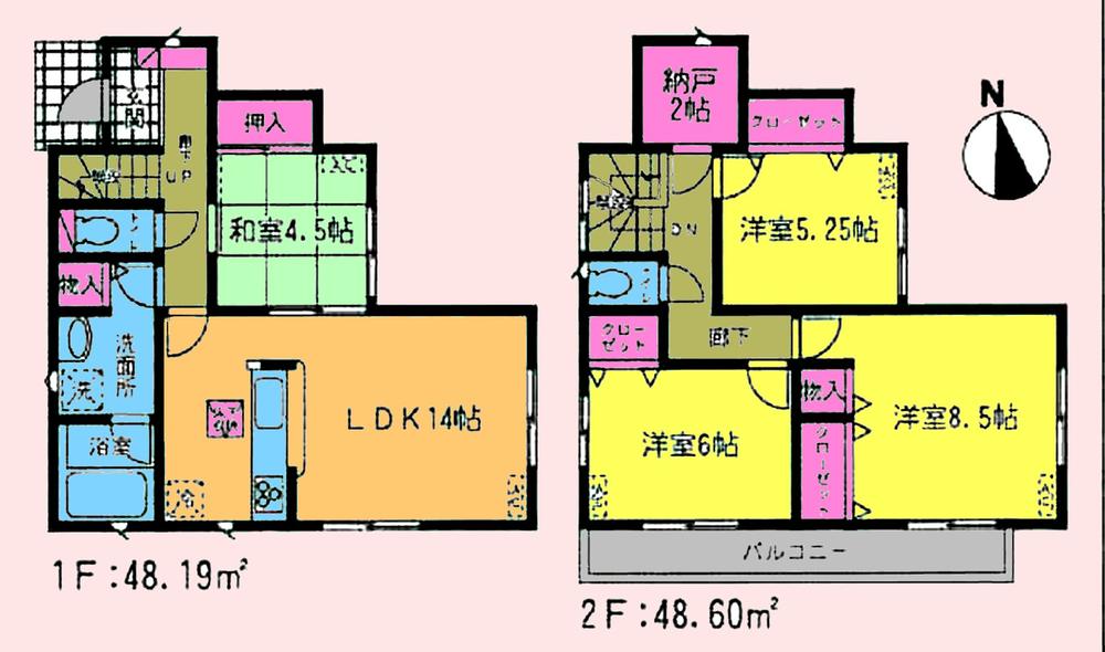 Floor plan. (12 Building), Price 26,900,000 yen, 4LDK+S, Land area 135.15 sq m , Building area 96.79 sq m