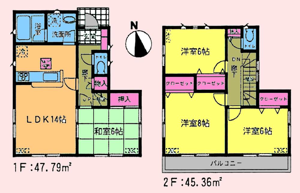 Floor plan. (25 Building), Price 28,900,000 yen, 4LDK, Land area 116.03 sq m , Building area 93.15 sq m