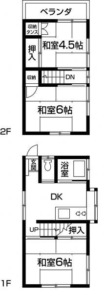 Floor plan. 9 million yen, 3DK, Land area 67.19 sq m , Building area 49.57 sq m