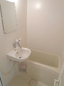 Bath. Basin integrated bathroom