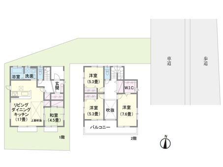 Building 2 ・ 4LDK price / 26,950,000 yen land area / 152.90 sq m Building area / 103.51 sq m