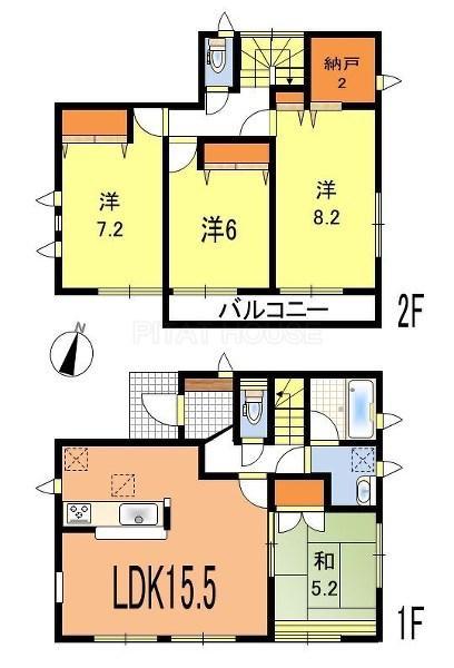 Floor plan.  ◆ The airy corner lot, 4LDK newly built single-family with a closet, It is architecture collection. Please feel free to contact us if you are interested in.