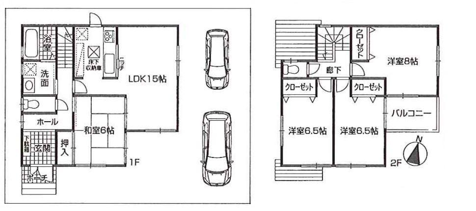 Floor plan. (3 Building), Price 24,300,000 yen, 4LDK, Land area 125.68 sq m , Building area 98.82 sq m