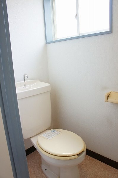 Toilet. You can also ventilation with windows