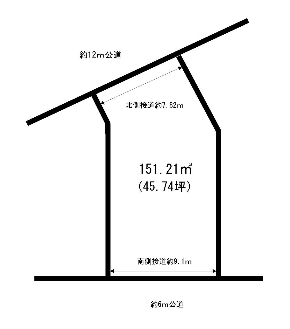 Compartment figure. Land price 33 million yen, Land area 151.21 sq m