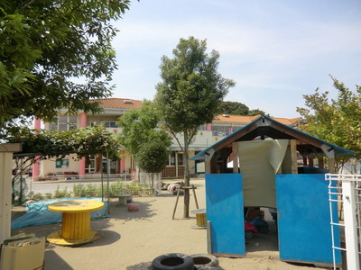 kindergarten ・ Nursery. Blue sky nursery school (kindergarten ・ 490m to the nursery)