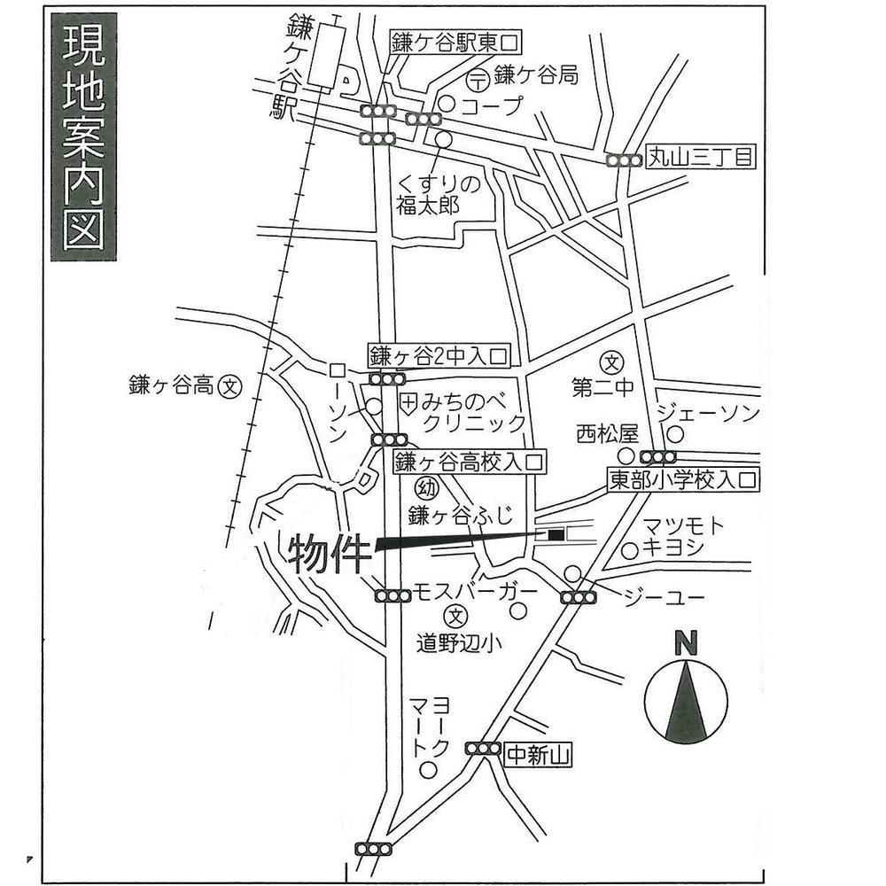 Local guide map. Information map