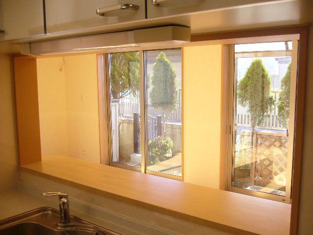 Living. The view from the kitchen