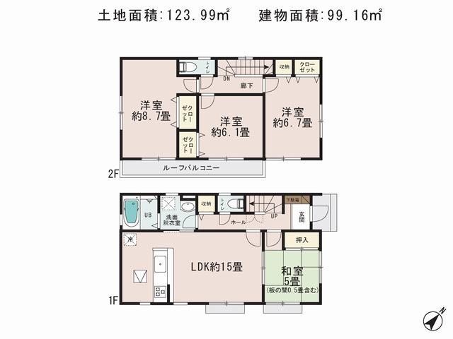 Floor plan. Day is good in Zenshitsuminami orientation ☆