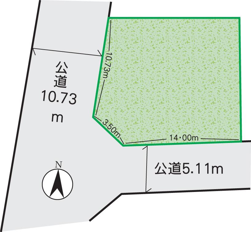 Compartment figure. Land price 22,900,000 yen, Land area 183.4 sq m