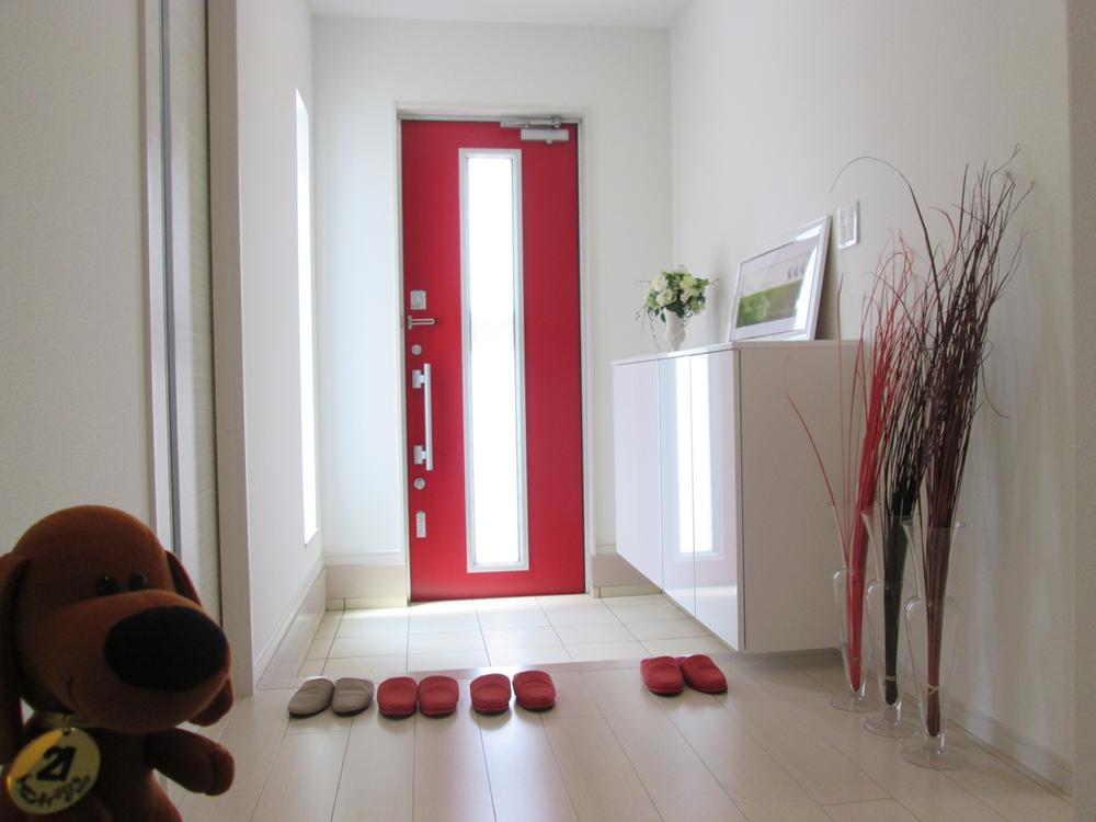 Entrance. Door to become a healthy vitamin color