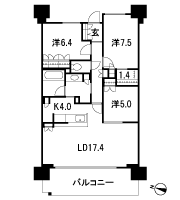 Floor: 3LD ・ K + walk-in closet, the occupied area: 88.32 sq m, Price: 42,200,000 yen, now on sale
