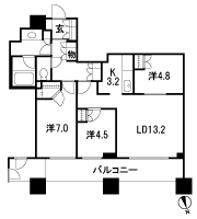 Floor: 3LD ・ K + walk-in closet, the occupied area: 74.98 sq m, Price: 36,100,000 yen, now on sale
