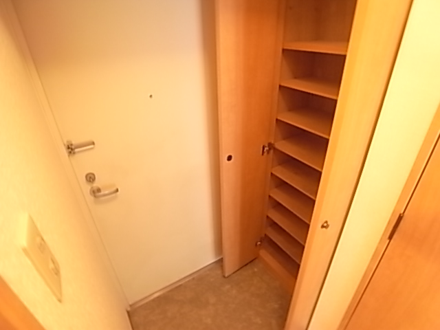 Entrance. Shoe box to enter a lot.