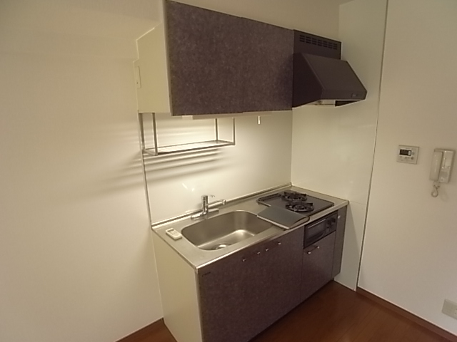 Kitchen. System kitchen gas two-burner with grill.